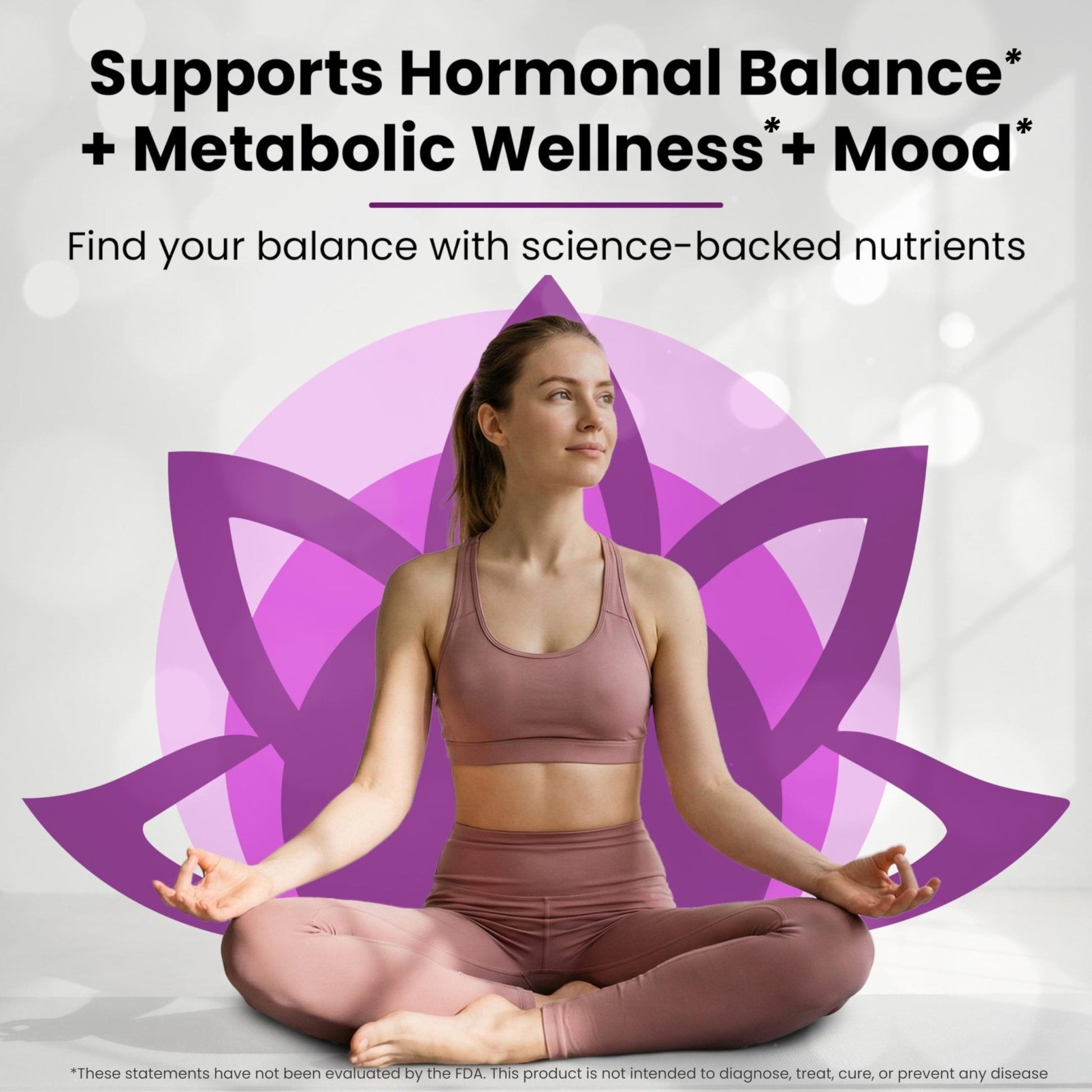 The Pink Bloom Myo & D-Chiro Inositol 40:1 Ratio – 120 Capsules | Myo Inositol Supplement for Women with Vitamin D, Ashwagandha, Folate & Zinc | Supplement for Hormone Balance & Ovarian Health - Maple Wellness Supplements