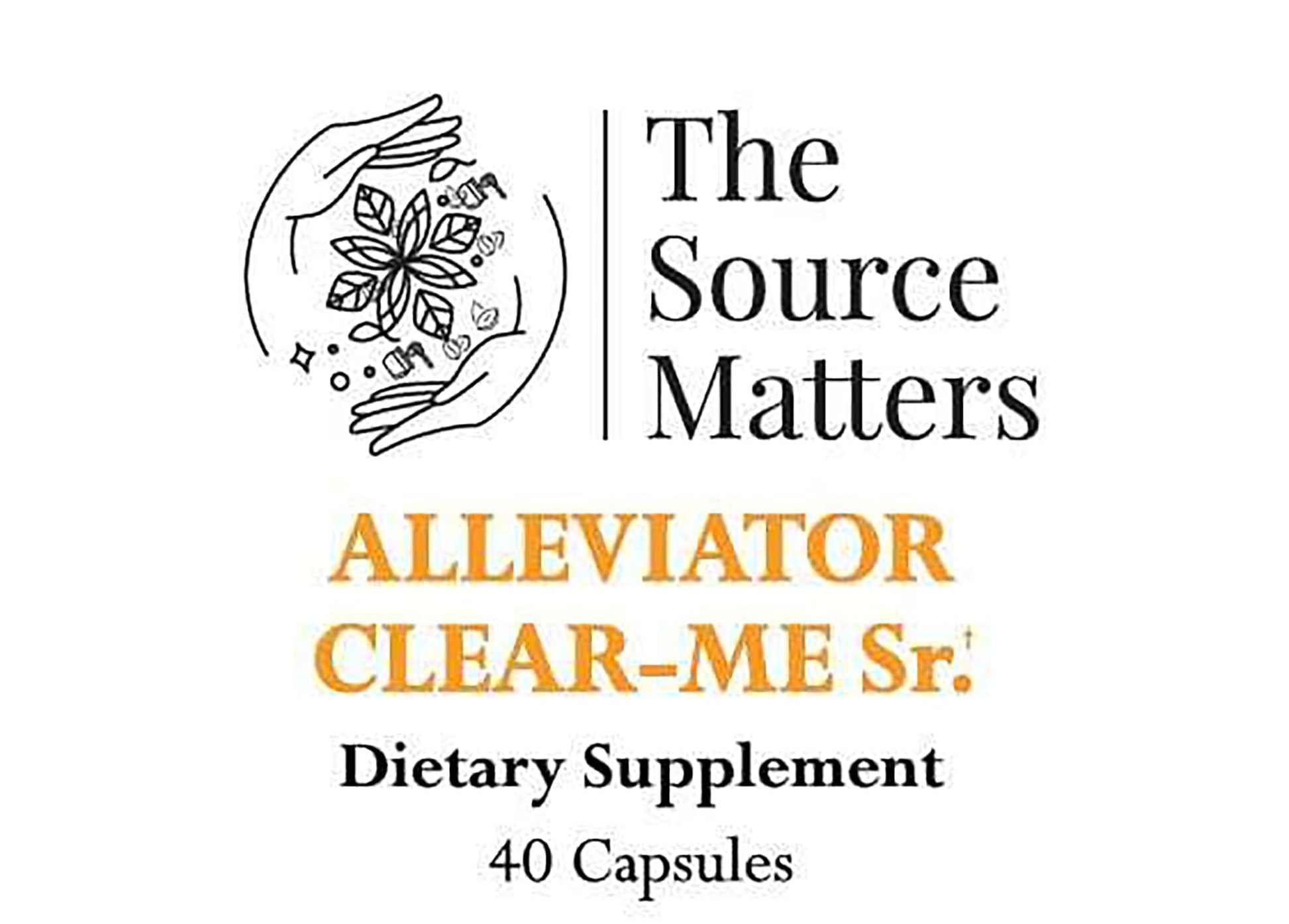 The Source Matters Alleviator Clear-ME SR Seasonal Allergy Relief and Immune Support | Quercetin, Bromelain, Stinging Nettles, NAC, and Vitamin C (40 Capsules) - Maple Wellness Supplements