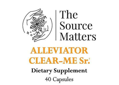 The Source Matters Alleviator Clear-ME SR Seasonal Allergy Relief and Immune Support | Quercetin, Bromelain, Stinging Nettles, NAC, and Vitamin C (40 Capsules) - Maple Wellness Supplements
