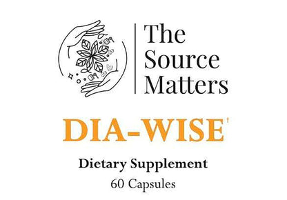The Source Matters Dia-Wise Metabolic Health Supplement | Alpha Lipoic Acid, Cinnulin Capsules, Biotin, Chromium, Vanadyl Sulfate, Vitamin B for AMPK Activation (60 Count) - Maple Wellness Supplements