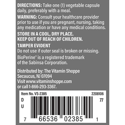 The Vitamin Shoppe DIM Men with BioPerine 200mg - Hormone Balance | Estrogen Metabolism Support | 60 Capsules | Enhanced Absorption - Maple Wellness Supplements