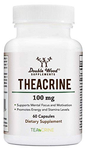 Theacrine (Teacrine) 100 Mg, 60 Capsules - Energy and Focus Supplement (Similar to Caffe - Maple Wellness Supplements