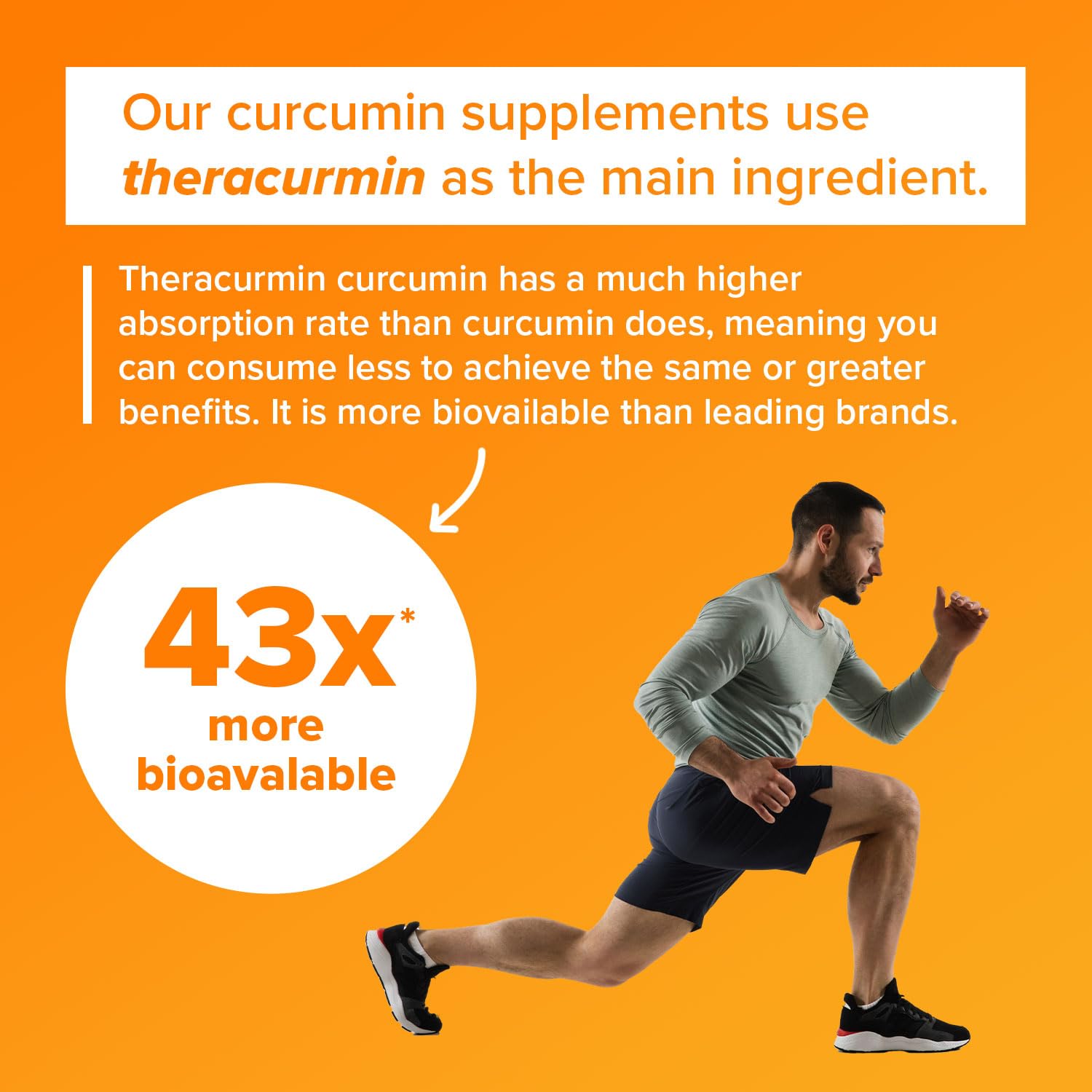 Theracurmin Turmeric Curcumin Supplement, 120 Count, High Absorption Turmeric & Curcumin - Joint Supplement for Men and Women - 42.6X More Bioavailablity - Maple Wellness Supplements