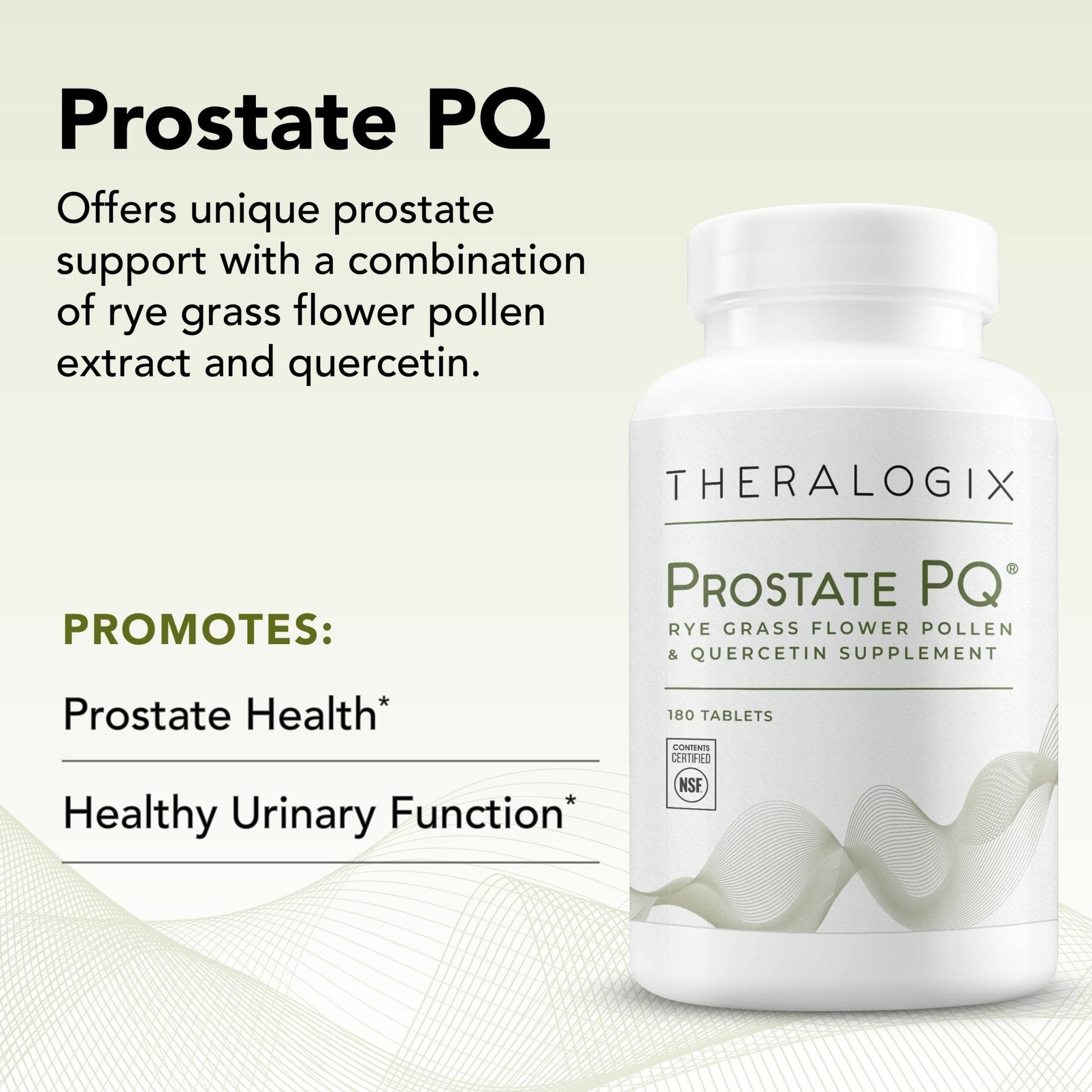 Theralogix Prostate PQ - Rye Grass Pollen Extract & Quercetin Supplement - 90-Day - Maple Wellness Supplements