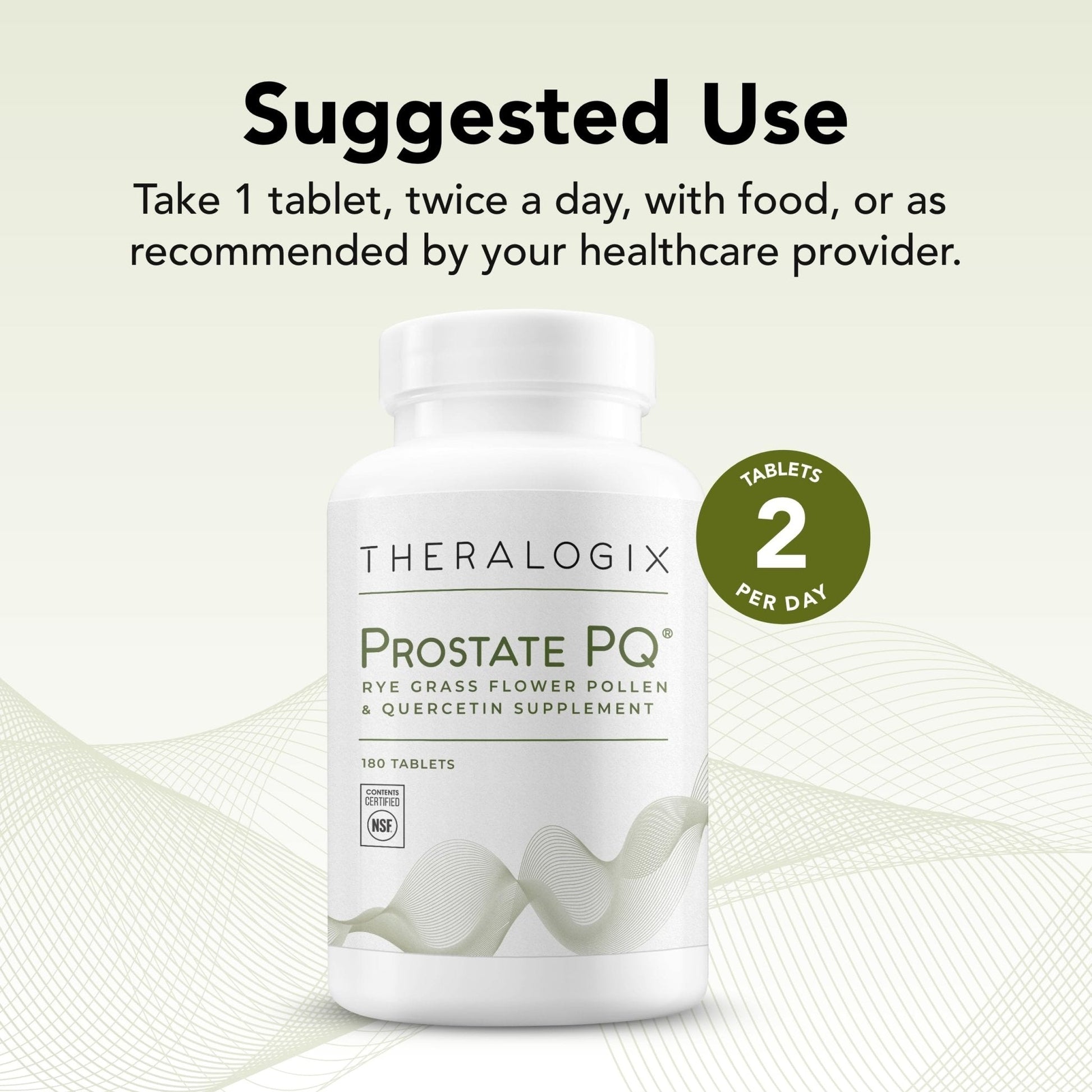 Theralogix Prostate PQ - Rye Grass Pollen Extract & Quercetin Supplement - 90-Day - Maple Wellness Supplements