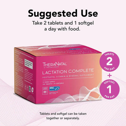 Theralogix TheraNatal Lactation Complete Postnatal Vitamin Supplement - 13-Week - Maple Wellness Supplements