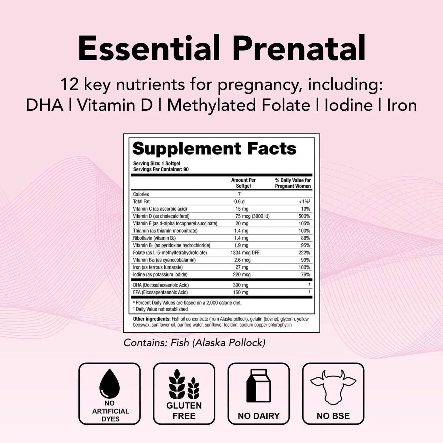Theralogix TheraNatal One Prenatal Vitamin - 90-Day Supply - Prenatal Multivitamin - Maple Wellness Supplements