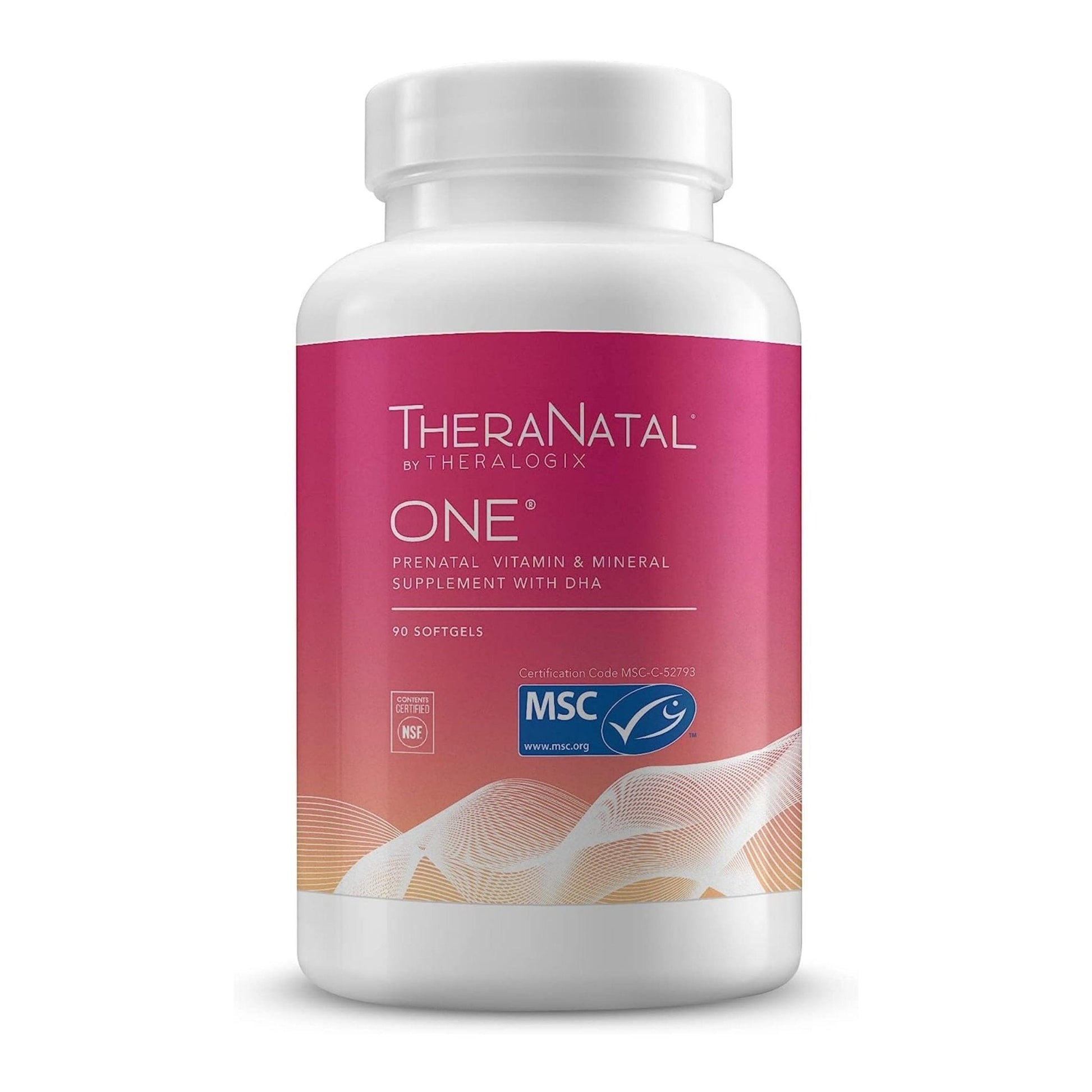 Theralogix TheraNatal One Prenatal Vitamin - 90-Day Supply - Prenatal Multivitamin - Maple Wellness Supplements
