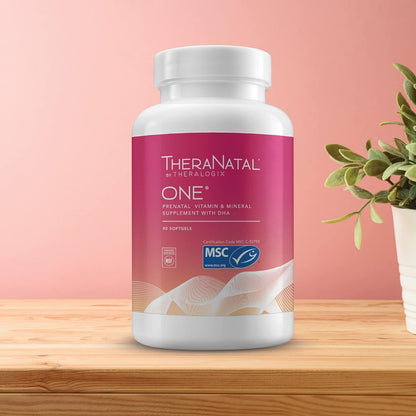 Theralogix TheraNatal One Prenatal Vitamin - 90-Day Supply - Prenatal Multivitamin - Maple Wellness Supplements