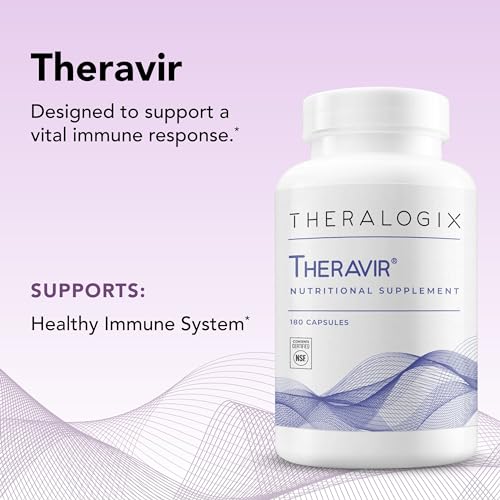 Theralogix Theravir Immune Support Supplement - 90-Day Supply - Immune Support Sup - Maple Wellness Supplements