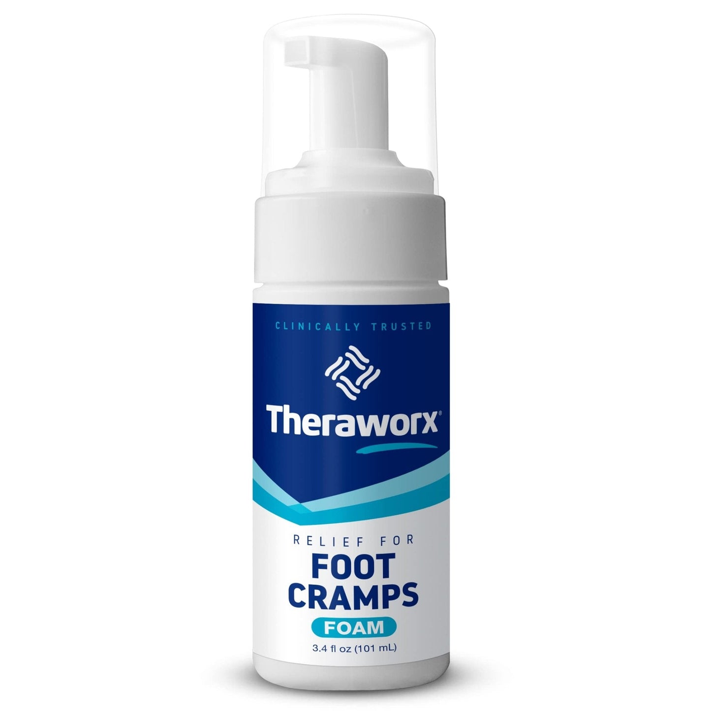 Theraworx Fast-Acting Foam for Foot Cramp Relief with Magnesium Sulfate - 3.4 Fl Oz - 1 Count - Maple Wellness Supplements