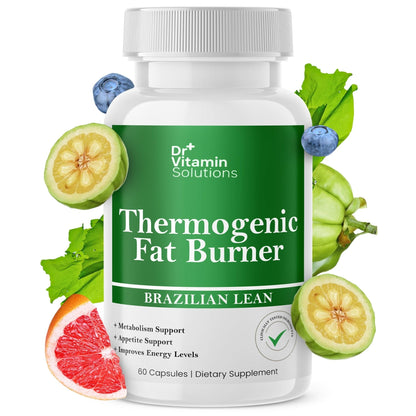Thermogenic Fat Burner Brazilian Lean, Pills for Women, Waist Trimmer & Supplements for Bloating for Women & Men, 60 Capsules - Maple Wellness Supplements