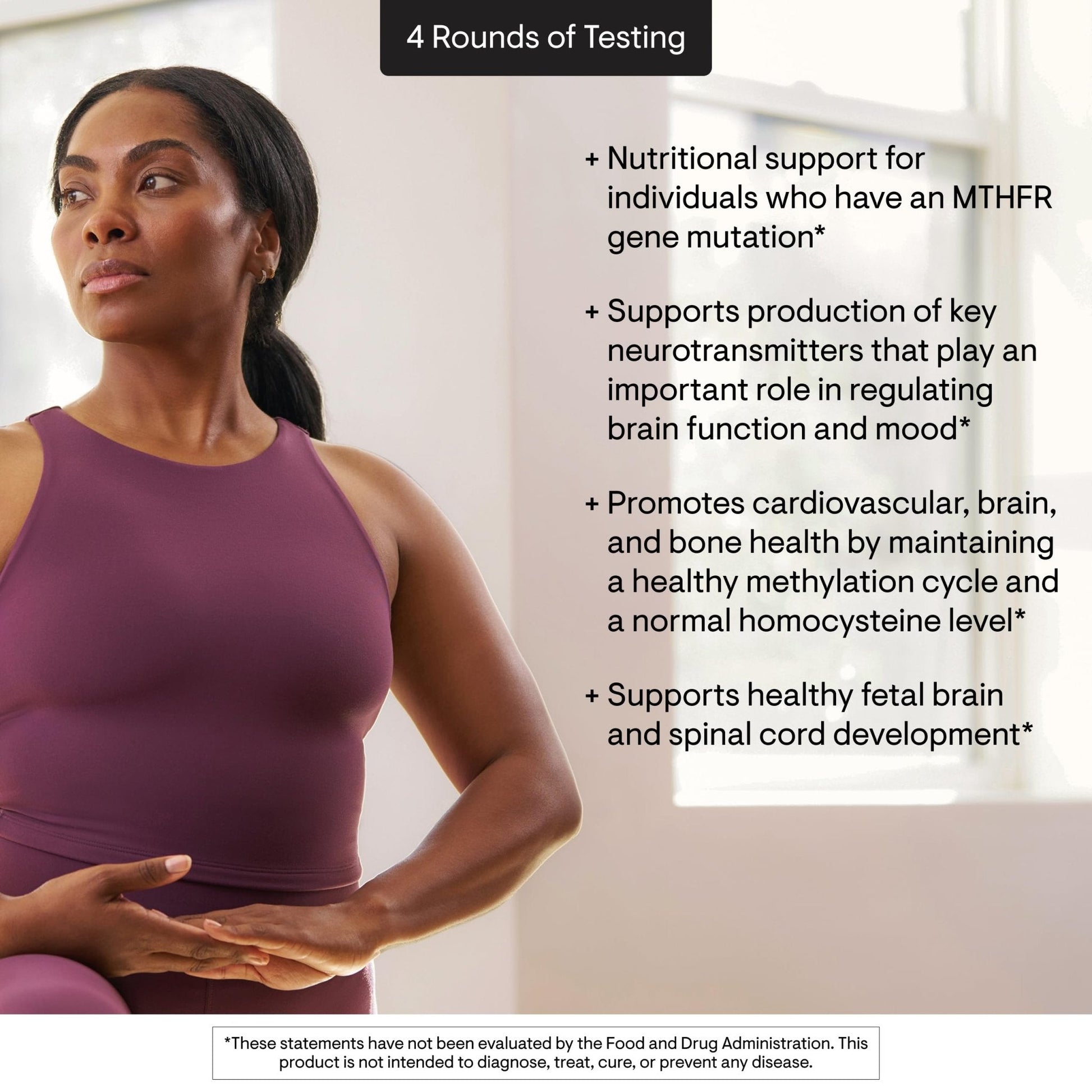 THORNE - 5-MTHF - Methylfolate (Active B9 Folate) Supplement - Supports Cardiovascular Health, Fetal Development, Nerve Health, Methylation & Homocysteine Levels* - 60 Servings - 5-MTHF 5mg - Maple Wellness Supplements