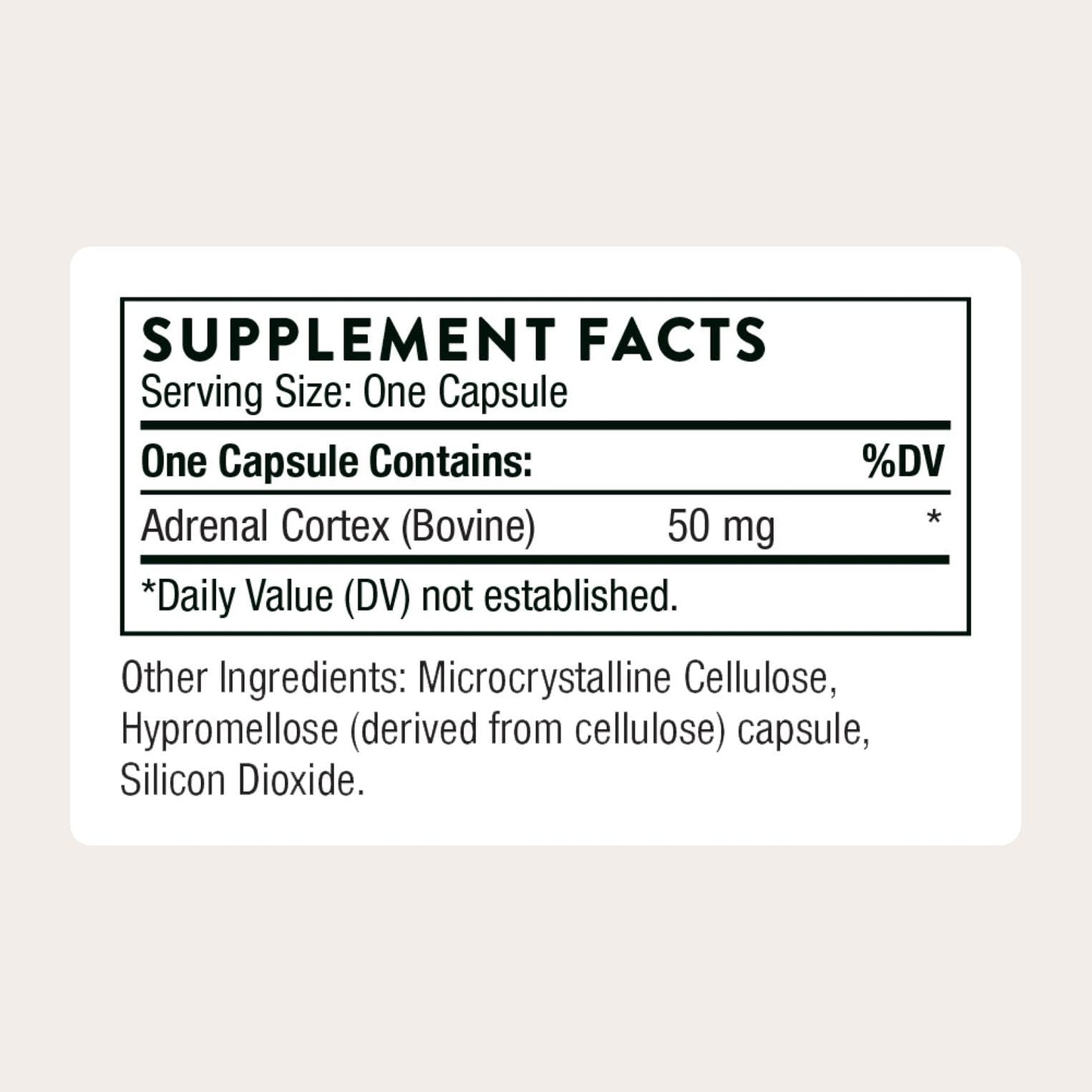 THORNE - Adrenal Cortex - Supplement for Cortisol Management - Support Healthy Adrenal Gland Function, Immune System, Stress Management, Fatigue & Metabolism* - 60 Capsules - Maple Wellness Supplements