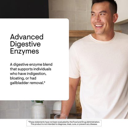 THORNE - Advanced Digestive Enzymes - Supplement with Pepsin, Ox Bile & Pancreatin for Indigestion & Constipation Relief - Minimizes Occasional Gas & Bloating* - Third-Party Certified - 180 Capsules - Maple Wellness Supplements