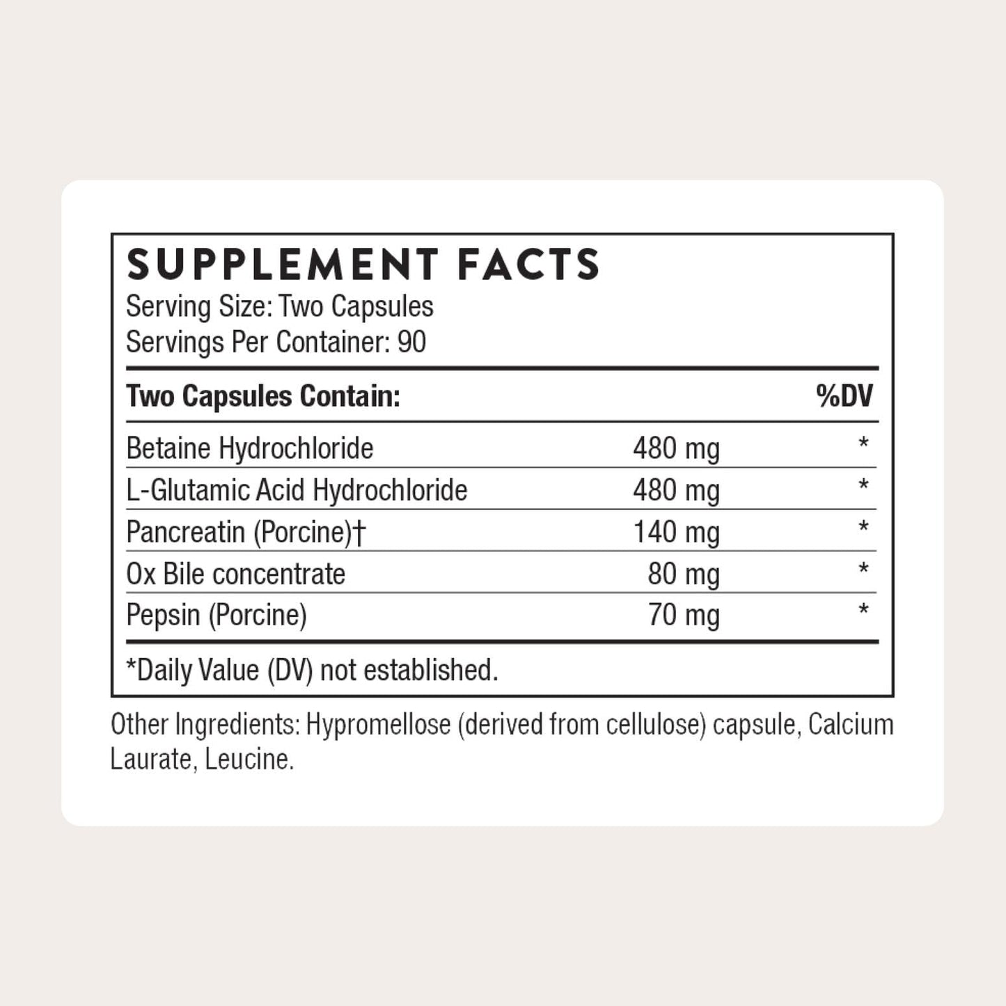 THORNE - Advanced Digestive Enzymes - Supplement with Pepsin, Ox Bile & Pancreatin for Indigestion & Constipation Relief - Minimizes Occasional Gas & Bloating* - Third-Party Certified - 180 Capsules - Maple Wellness Supplements