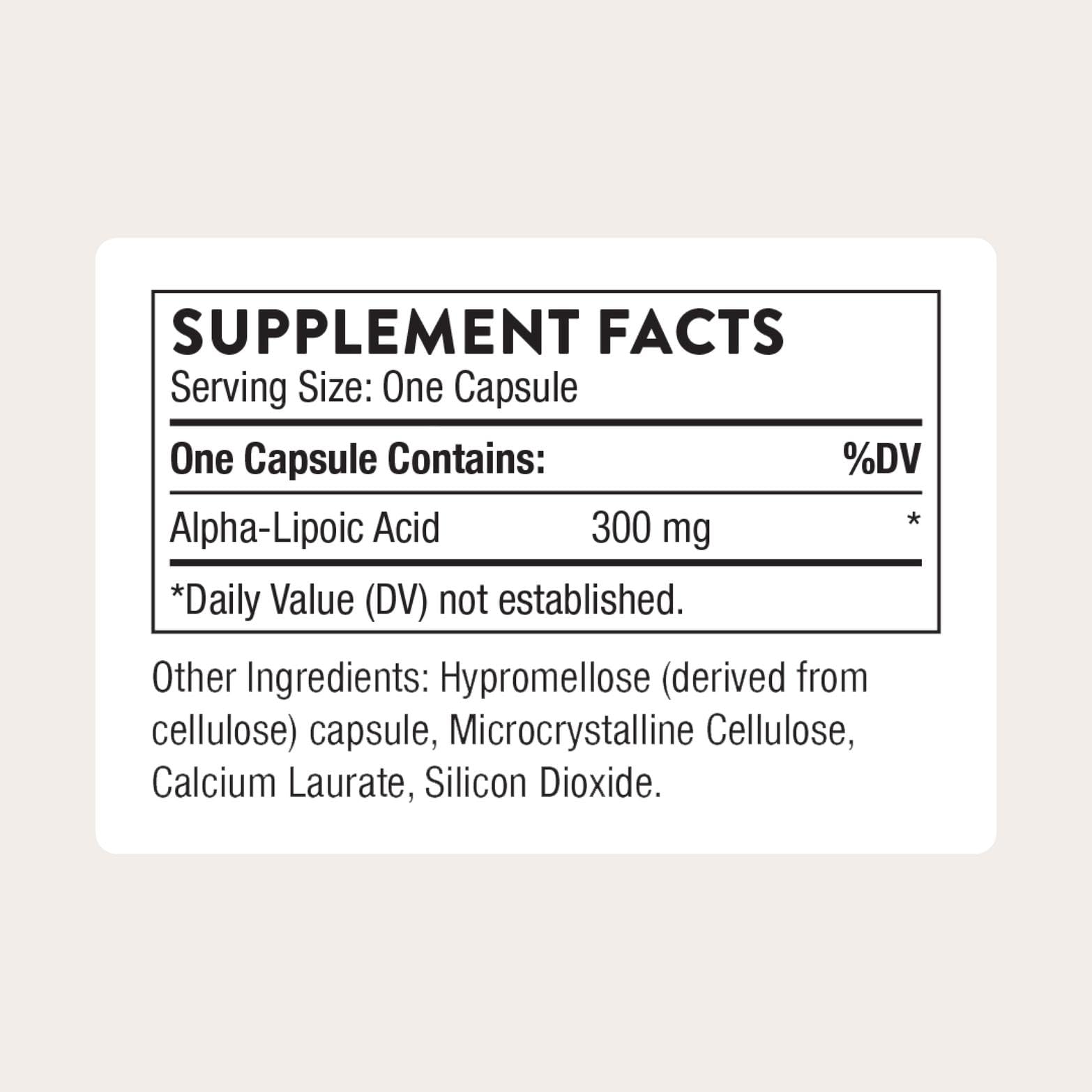 THORNE - Alpha-Lipoic Acid - Provides Antioxidant Support - Supports Liver Detox & Nerve, Eye, Metabolic & Liver Health* - Third-Party Certified - Maple Wellness Supplements