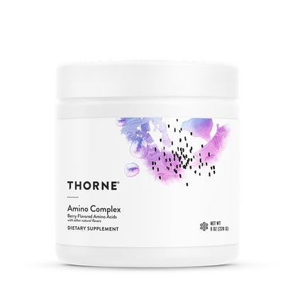 THORNE - Amino Complex - Clinically-Validated EAA and BCAA Powder for Pre or Post-Workout - Promotes Lean Muscle Mass & Exercise Recovery - Berry - NSF Certified for Sport - Maple Wellness Supplements