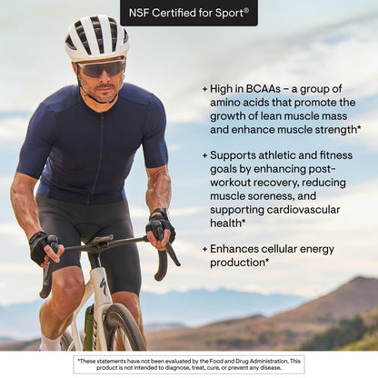 THORNE - Amino Complex - Clinically-Validated EAA and BCAA Powder for Pre or Post-Workout - Promotes Lean Muscle Mass & Exercise Recovery* - NSF Certified for Sport - 30 Servings - 8.15 Oz - Berry - Maple Wellness Supplements