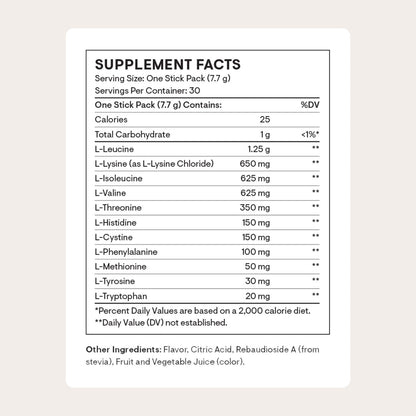 THORNE - Amino Complex - Clinically-Validated EAA and BCAA Powder for Pre or Post-Workout - Promotes Lean Muscle Mass & Exercise Recovery* - NSF Certified for Sport - 30 Servings - 8.15 Oz - Berry - Maple Wellness Supplements