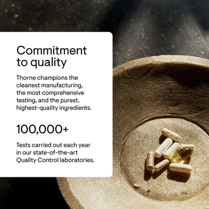 THORNE - B-Complex 12 - Vitamin B Complex with Active B12 and Folate - 60 Capsules - Maple Wellness Supplements