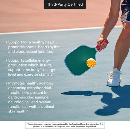 THORNE - CoQ10 - 100mg Optimally Absorbed Ubiquinone Supplement - Supports Heart Health, Brain Function, Cellular Energy Production & Healthy Aging - Maple Wellness Supplements