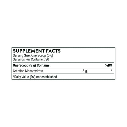 THORNE Creatine - Creatine Monohydrate, Amino Acid Powder - Support Muscles - Maple Wellness Supplements