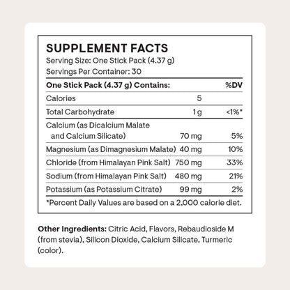 THORNE - Daily Electrolytes - Zero Sugar & Low-Calorie Electrolyte Powder Drink Mix - Flavors Derived from Natural Sources - NSF Certified for Sport - Mango Limeade - 30 Stick Packs - Maple Wellness Supplements