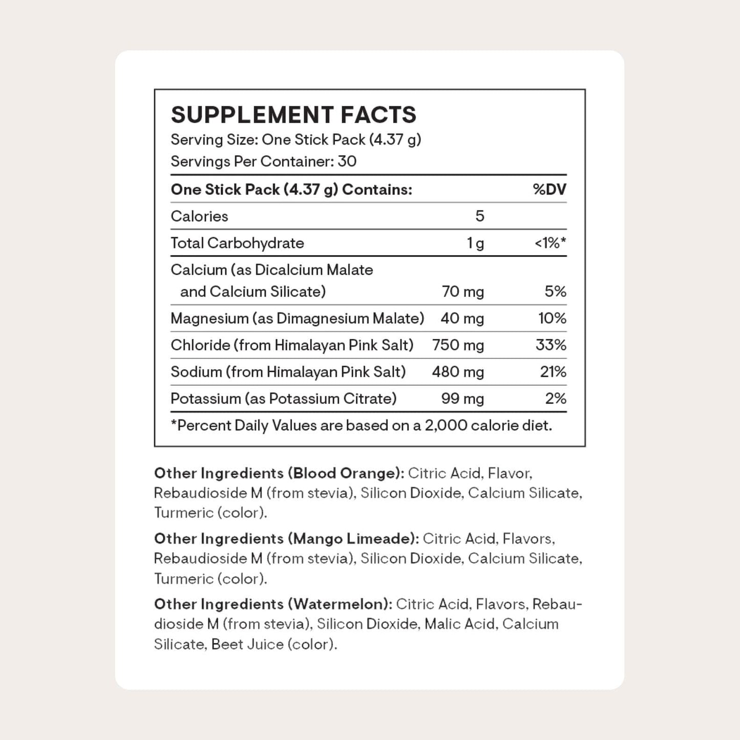 THORNE - Daily Electrolytes - Zero Sugar & Low-Calorie Electrolyte Powder Drink Mix - Flavors Derived from Natural Sources - NSF Certified for Sport - Variety - 30 Stick Packs - Maple Wellness Supplements