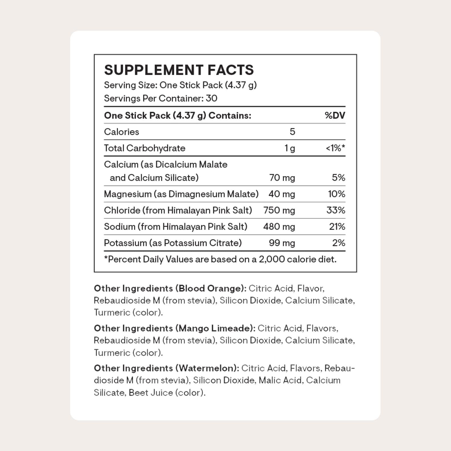 THORNE - Daily Electrolytes - Zero Sugar & Low-Calorie Electrolyte Powder Drink Mix - Flavors Derived from Natural Sources - NSF Certified for Sport - Variety - 30 Stick Packs - Maple Wellness Supplements