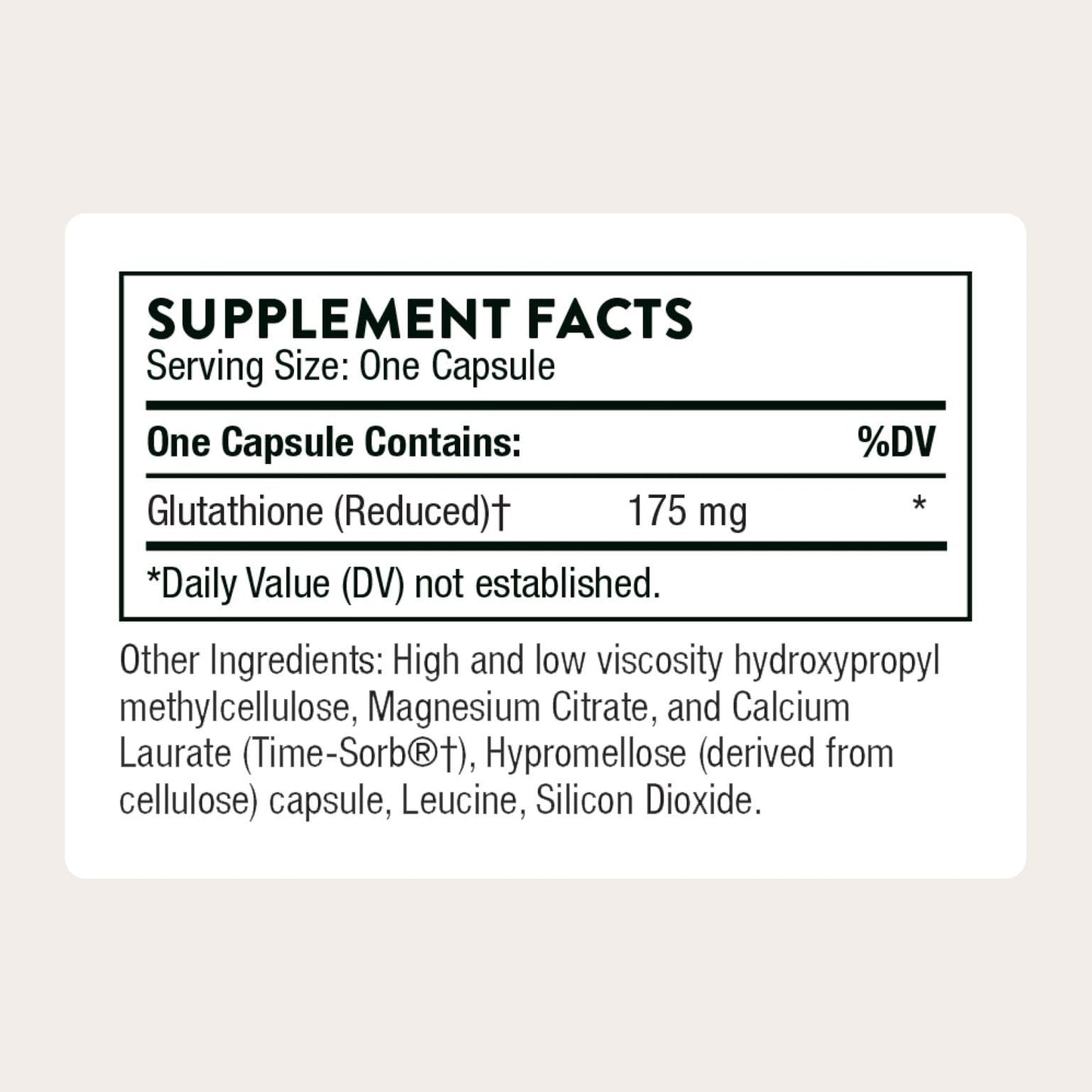 THORNE - Glutathione-SR - Sustained-Release Glutathione for Antioxidant Support* - 60 Capsules - Maple Wellness Supplements