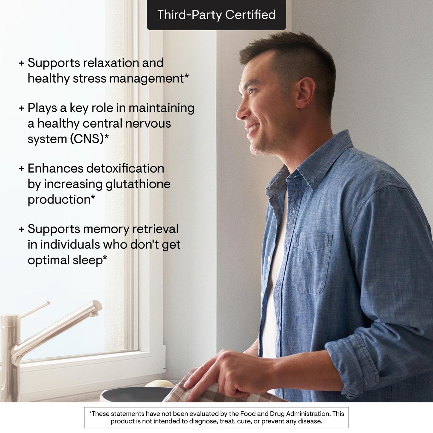 THORNE - Glycine - Supports Relaxation, Stress Management, Detoxification & Healthy Muscle Function* - Amino Acid Supplement - Third-Party Certified - Maple Wellness Supplements