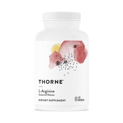 THORNE - L-Arginine - Sustained-Release - Supports Heart Health, Nitric Oxide Production, Exercise Capacity & Optimal Blood Flow* - Third-Party Certified - Maple Wellness Supplements