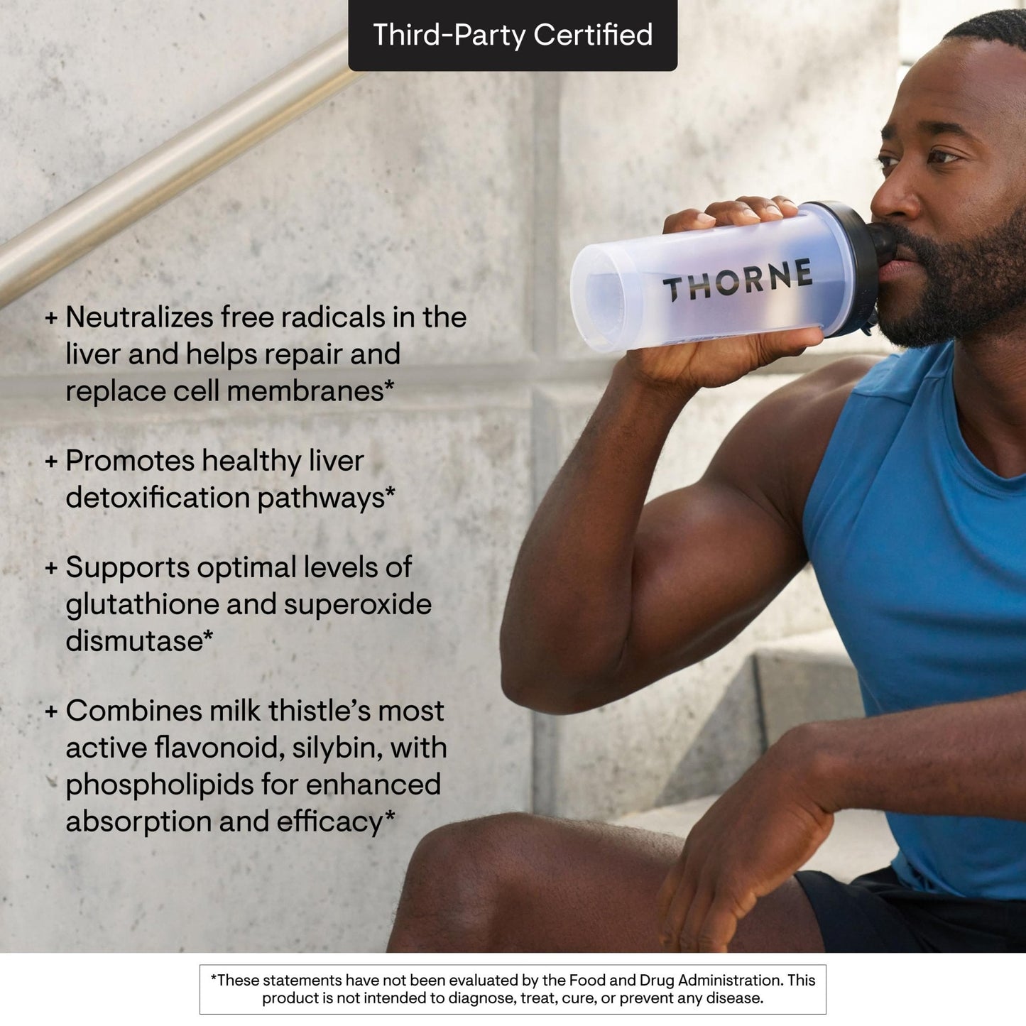 THORNE - Milk Thistle Phytosome (Formerly Siliphos) - Botanical Extract Complex for Antioxidant and Liver Support* - Third-Party Certified - Maple Wellness Supplements