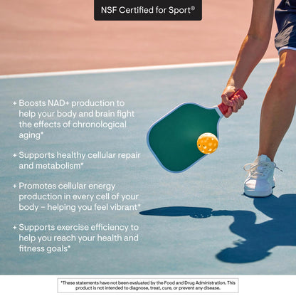 THORNE - NiaCel 400 - NAD Supplement - Nicotinamide Riboside - Supports Healthy Aging, Cellular Energy Production & Sleep-Wake Cycle - Maple Wellness Supplements