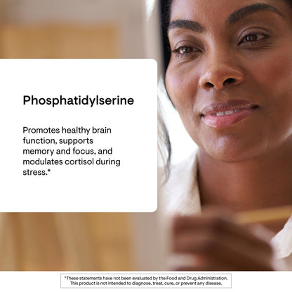 THORNE - Phosphatidylserine - Supports Healthy Brain Function, Memory & Focus - Helps Regulate Cortisol During Stress - Maple Wellness Supplements