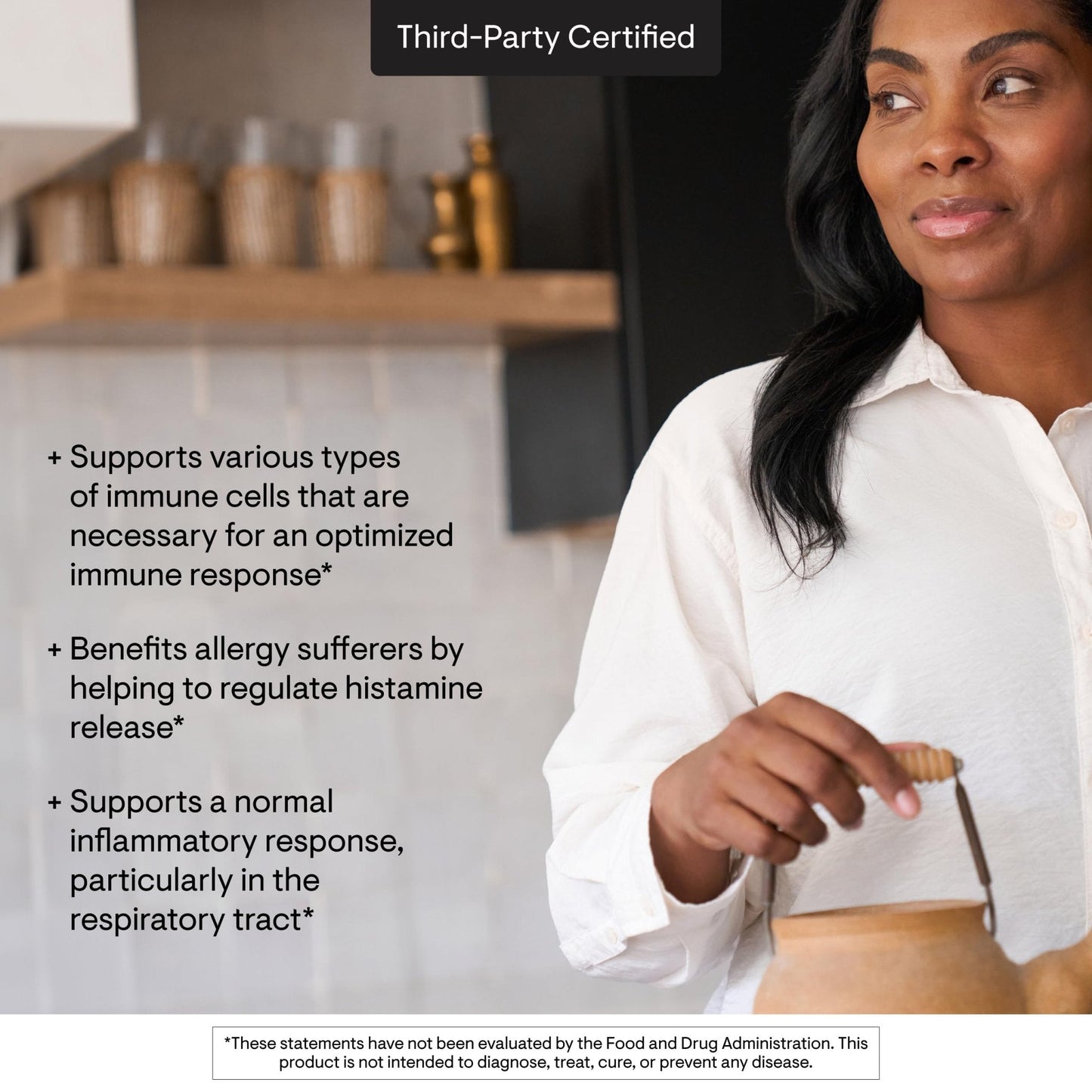THORNE - Quercetin Phytosome - Exclusive Phytosome Complex for Immune Health, Respiratory Support & Seasonal Allergy Relief* - 60 Servings - Maple Wellness Supplements