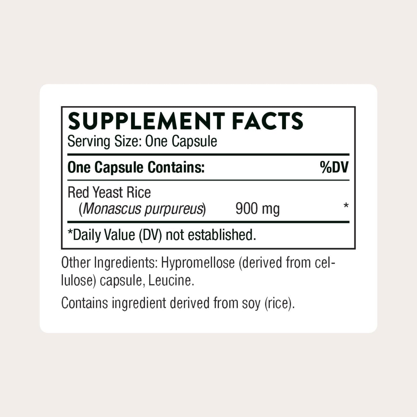 THORNE - Red Yeast Rice (Formerly Choleast-900) - Supports Healthy Cholesterol Levels Already in a Normal Range, Heart Health & Blood Pressure* - Gluten-Free, Dairy-Free - 120 Capsules - Maple Wellness Supplements