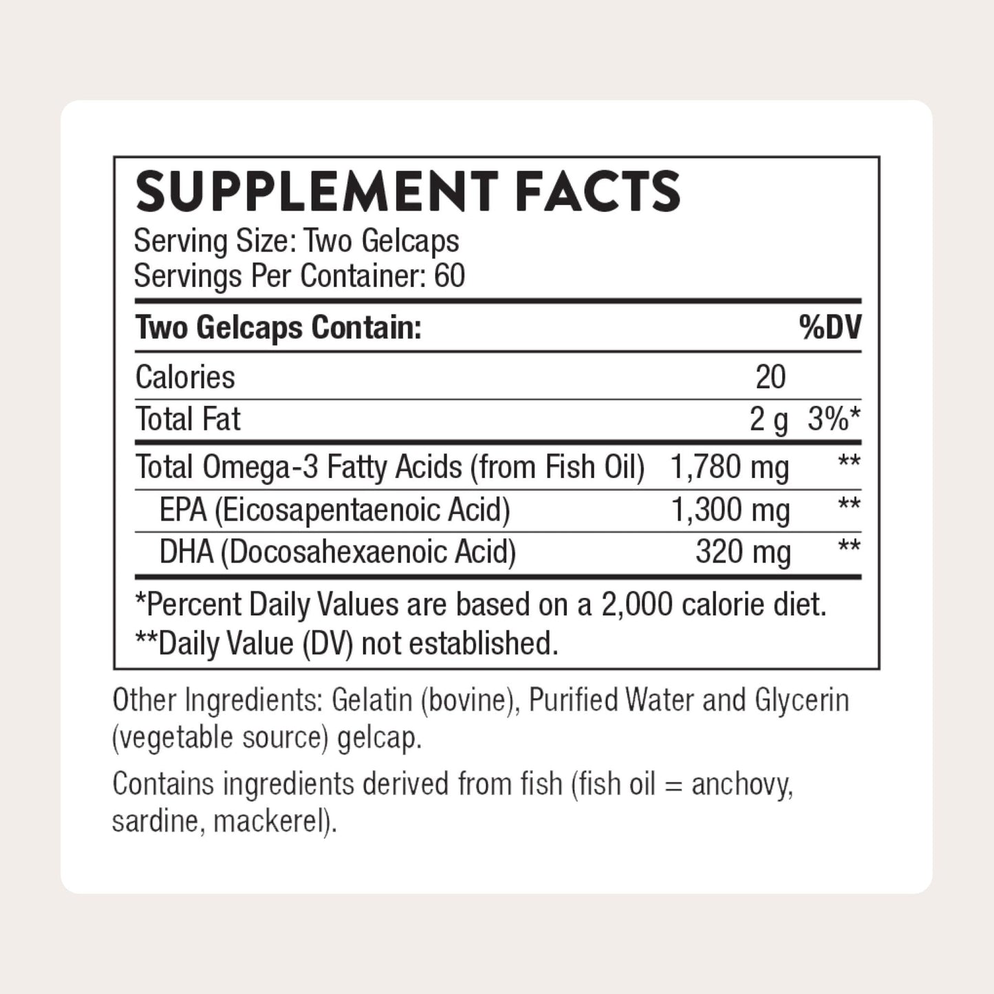 THORNE - Super EPA Pro - Omega-3 Fish Oil Supplement with EPA & DHA from Sustainably Sourced Cold-Water Fish - Promotes Blood Lipid Support* - Third-Party Certified - Maple Wellness Supplements