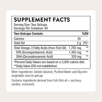 THORNE - Super EPA Pro - Omega-3 Fish Oil Supplement with EPA & DHA from Sustainably Sourced Cold-Water Fish - Promotes Blood Lipid Support* - Third-Party Certified - Maple Wellness Supplements