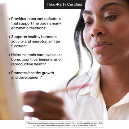 THORNE - Trace Minerals - Optimally Absorbed, Chelated Mineral Supplement with Zinc, Boron, Selenium, Chromium & Manganese - Third-Party Certified - Maple Wellness Supplements