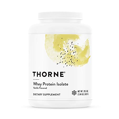 THORNE Whey Protein Isolate - 21 Grams of Easy-to-Digest Whey Protein Powder - NSF - Maple Wellness Supplements