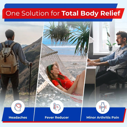 TIME-Cap Labs 500 Tablets Ibuprofen 200mg Coated - Pain Reliever & Fever Reducer (NSAID) for Adults, Helps with Headache, Back Pain, Muscle Aches, Toothaches, Menstrual Cramps & Minor Arthritis Pain - Maple Wellness Supplements