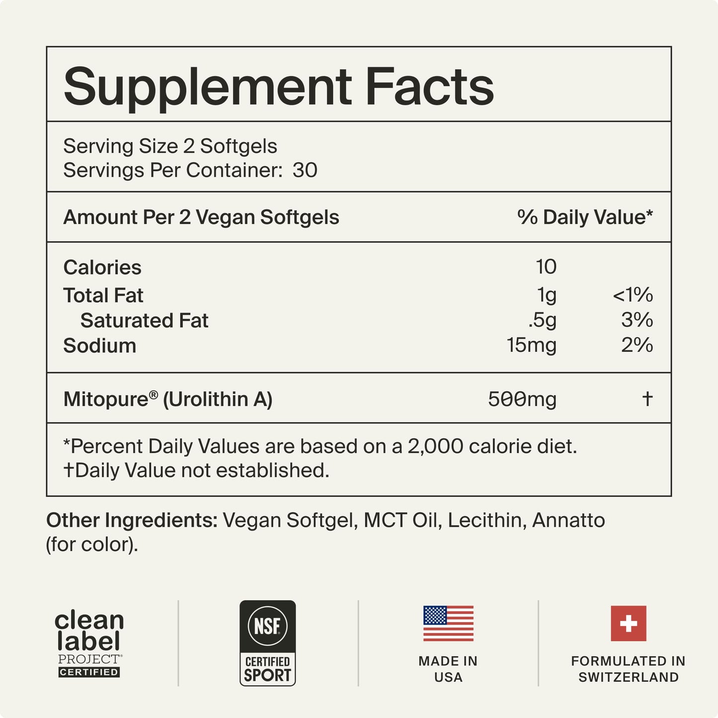 Timeline Mitopure Urolithin A Supplement Softgels - Clinically Proven Support for Healthy Aging and Cellular Renewal - Maple Wellness Supplements