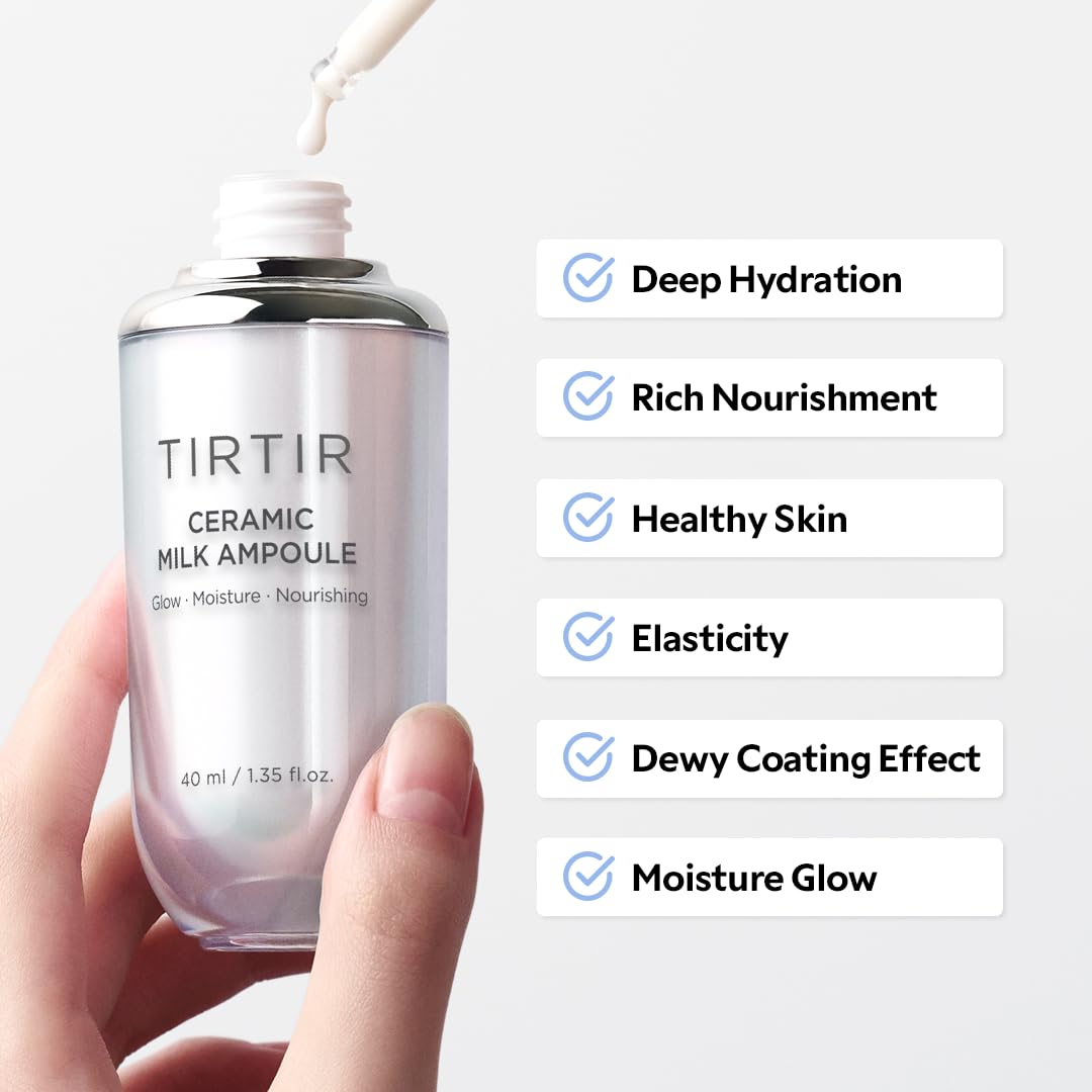 TIRTIR Ceramic Milk Ampoule (1.01 Fl Oz) - Maple Wellness Supplements