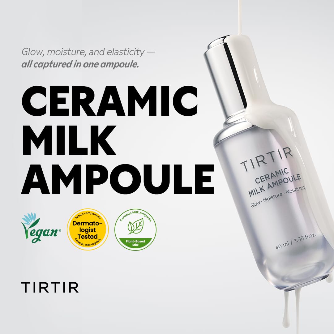 TIRTIR Ceramic Milk Ampoule (1.01 Fl Oz) - Maple Wellness Supplements