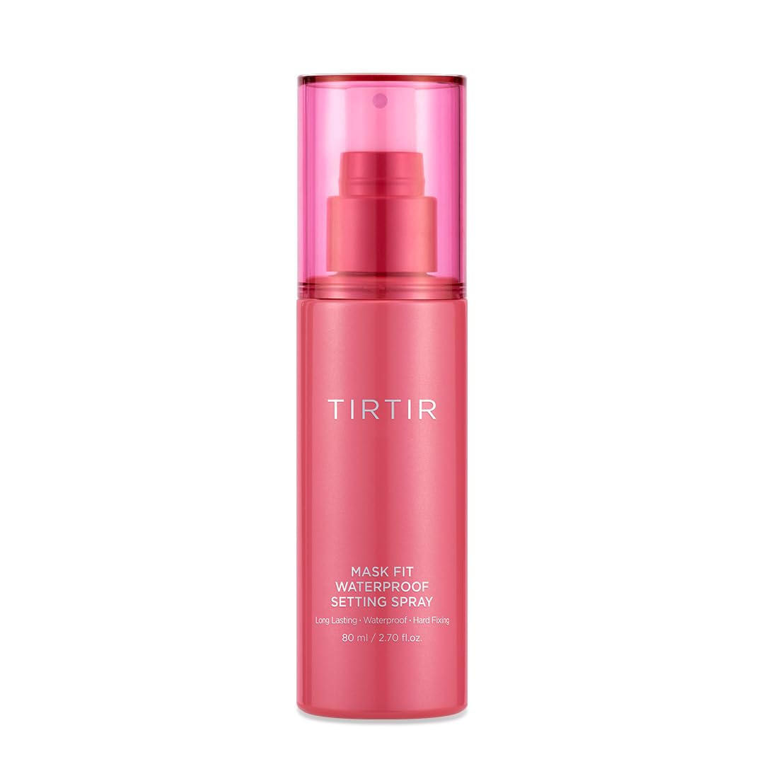 TIRTIR Waterproof Setting Spray – 24 Hour Long Lasting Fix, Sweatproof Water Resistant Makeup Finisher – Ethanol Free, Semi Matte Finish for Oily Skin – Korean Makeup Fixer - Maple Wellness Supplements