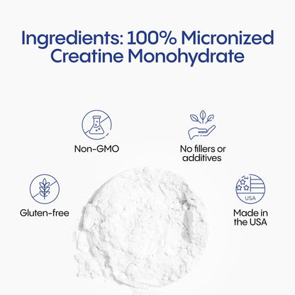 TIVAGENICS Pure Creatine Monohydrate Powder 300g – Micronized Supplements 5g Serving for Support Muscle Growth & Health | Unflavored Creatine for Men & Women LabTested Vegan-Friendly 60 Days Supply - Maple Wellness Supplements