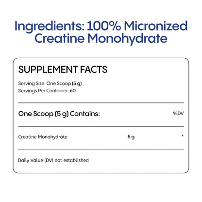 TIVAGENICS Pure Creatine Monohydrate Powder 300g – Micronized Supplements 5g Serving for Support Muscle Growth & Health | Unflavored Creatine for Men & Women LabTested Vegan-Friendly 60 Days Supply - Maple Wellness Supplements