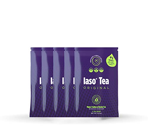 TLC Total Life Changes IASO Natural Herbal Detox Tea Bags - Five Pack (10 Tea Bags) - Maple Wellness Supplements